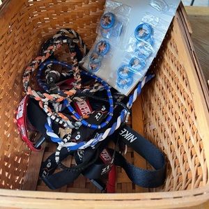 Misc necklaces, lanyards, etc